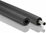 Rohrisolierung 2m EPDM Kautschuk Außenbreich geeigent UV-, Oz-. und Witterungsbeständig, HiTemp & Solar Temp. bis 150° (175°)* | 42mm Lochdurchmesser x 9mm Dämmstärke | AEROFLEX® (HT)