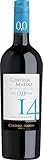 Zero Rosso entalkoholisiert '14' Contessa Marina Apulien Italien Rotwein alkoholfrei trocken (1x0,75l)