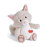NICI Kuscheltier Love Katze flauschig 25cm Schlenker