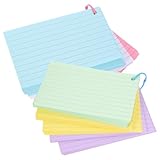 SHOWERORO 1 Satz Haftnotizen für Karteikarten Memo-Kratzblock tägliche Notizblöcke Spielkarten kartei studienkarten leere Listenkarten DIY-Karteikarten Lernkarten leer Memokarten Papier