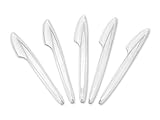TIP Plastik Messer - 18 cm Transparent Mehrweg Plastik Besteck Imbiss Mehrwegmesser 1000 Stück