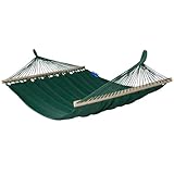 Potenza Outdoor Merida Stabhängematte Hängematte 215 x 160 cm, Belastbarkeit bis 200 kg I Boho Doppelhängematte XXL