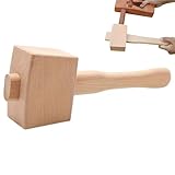 Hammer - Tragbarer Holzhammer, multifunktionales Holzbearbeitungswerkzeug | Langlebiger Schnitzhammer, leichter Holzhammer zum Installieren von Objekten, zum Schlagen von Meißeln und für Bastelprojekt