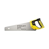 STANLEY JetCut Handsäge 2-15-594 (fein, 380 mm Länge, 11 Zähne/Inch, Bi-Material, Hardpoint-Verzahnung, 45°/90°-Anschlag)