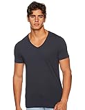 JACK & JONES Male T-Shirt Basic V-Neck Navy Blue, XXL