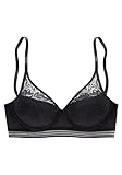 s.Oliver Damen 89640344 Push-Up-BH, Schwarz, 80A EU