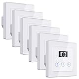 Allevoi Rolladenschalter Smart, Jalousieschalter Rolladen Zeitschaltuhr Kompatibel mit Alexa/Google Home, Prozentuale Steuerung, Benötigt Nullleiter