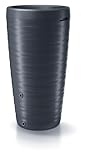 Regenwassertonne Regentonne Regenbehälter Regentank Regenfass Amphore 240L Welle-Disign 3D mit Wasserhahn (Anthrazit)