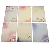 Ghulumn 48PCS Schreibpapier, Briefpapier Briefsaetze