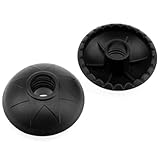 Wanderstock -Tipps - 2X runde Anti -Schleifenkörbe zum Gehen, Skifahren und Trekking | Robustes Ersatzzubehör für Schneestöcke, Abenteuer, Bergwege, instabile Böden