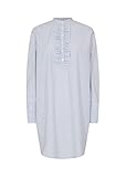 SOYACONCEPT Damen Sc-bea 3 Gestreiftes Rüschenhemd Tunika-Shirt, Cashmere Blue Combi, 38
