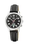 Master Time Funk Quarz Damen Uhr Analog-Digital mit Leder Armband MTLA-10819-22L