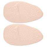 POPETPOP 1 Paar Rutschfeste Selbstklebende Vorfußpolster aus Weichem Material Stoßdämpfende Einlegesohlen für Hohe Absätze Hautfarbene Fußballenpolster für Halbschuhe und High Heels