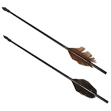 Yardwe 2St Holzpfeile in den Topf werfen Spiel Pfeile werfen Spielzeug-Wurftopf Wurfkrug Holzpfeil Pfeilwurfspielzeug spaß Pfeilspielzeug für Kinder Pot-Toss-Pfeile Gummi Black