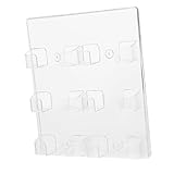 OFFSCH Visitenkartenetui Namenskarten Stehen Namenskartenbasis Für Den Schreibtisch Namenskartenständer Visitenkartenhalter Fürs Büro Namenskartenhalter Aus Glas Kartenglasboden