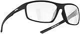 ALPINA DEFEY - Verspiegelte und Bruchsichere Sport- & Fahrradbrille Mit 100% UV-Schutz Für Erwachsene, black matt, One Size