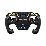 Fanatec Sim Racing ClubSport Lenkrad F1 Esports V2 – Offiziell lizenziertes Formel 1™-Produkt, Alcantara-Griffe, LED-Display, Magnetische Schaltwippen, Integrierte Vibrationsmotoren – PC