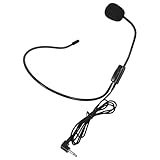 Garneck 4 Stück Pack Headset Mikrofon für Verstärker Leichtes Verstellbares Kunststoff Mikrofon mit 35 MM Klinkenstecker für Sprecher Lehrer und Sänger