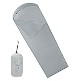 Leichter Schlafsack-Innenschlafsack, Leichter Schlafsack für Reisen, Rucksackreisen, Wandern, Camping, Roadtrips, Outdoor-Enthusiasten, Festival-Teilnehmer