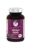Aronia ORIGINAL Bio Zellschutz Kapseln mit natürlichem Vitamin C, aus Aronia und Acerola - antioxidantien- 120 vegan Kapseln mit Polyphenolen - Aus Aroniabeeren Pulver und Acerolakirsche