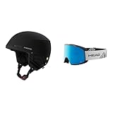 HEAD Unisex-Adult Compact Evo MIPS Ski-und Snowboardhelme, Black, XS/S inkl. HEAD Horizon 2.0 5K; Spare Lens