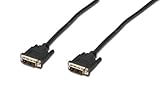 DIGITUS DVI Anschlusskabel, DVI(18+1), St/St, 2.0m, DVI-D Single Link - Schwarz