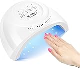 JODSONE UV Lampe für Gelnägel, UV Nagellampe mit 30 Lichtperlen Nageltrockner für Gelpolitur, Automatischer Sensor 3 Timer, Premium UV Lampe für Alle UV Gel Nagellack