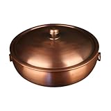 Baoblaze Kupfertopf, Shabu-Shabu-Topf, Dickes Kochgeschirr, Suppentopf, vielseitiger, Stabiler Suppentopf, Kochtopf für den Haushalt, gewerbliches Restaurant, 24cm