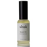 vinsk® Premium Bartöl Herren [30ml] für Dreitagebart bis Vollbart | 100% natürliches Bart Öl für einen weichen & strahlenden Bart | Feuchtigkeitsspendender Bart Softener I Beard oil for Men