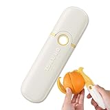 Schäler für Zitrusfrüchte, Küchenutensilien mit ergonomischem Griff, Orangenschäler und einfacher Schneider, für Zitrone, Grapefruit, Zuhause, Wohnung, Büro, Zuhause, Reisen, Camping