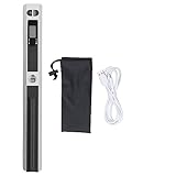 Respicefinem Portable Scanner Handheld Business Scanning Equipment Fast Scanning High Resolution Storage Capacity Suitable for Banking Insurance Business Real Estate Agent Home Off (Silber)