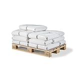 feuergetrockneter Rasensand 0,2-2mm 20 x 25kg PE Sack| Quarzsand zum Rasensand | Rasensand für Tropdressing und Aerifizieren | (500kg)