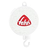 Fehn Mobile Spielwerk - Baby Einschlafhilfe Melodie 'Weißt du wieviel Sternlein stehen' - Baby Musikspielzeug passend für alle Fehn Musik Mobiles - Musik Spielzeug für Babys und Kleinkinder