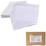 Lieferscheintaschen Dokumenttaschen Sichttaschen A5, Lieferscheintaschen, Transparent Versandtaschen, Selbstklebende Begleitpapiertaschen, Dokumententaschen Transparent Selbstklebend, 25Stück