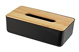 WENKO Kosmetiktuchbox Rotello Schwarz