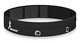 Mohard Laufgürtel Handy, Bauchtasche Sport Damen & Herren mit 3 Taschen, Verstellbarem Laufgürtel, Handytasche Joggen Running Belt Passt für Alle Smartphones zum Gehen, Joggen, Radfahren-Blau