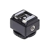 Kamera Blitzschuh Konverter Adapter PC Sync Buchse für Canon Blitz auf Kamera