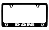 Dodge Ram Nummernschild-Rahmenhalter, Metall, schwarz beschichtet