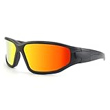 SANRLO Unzerbrechliche Sport-Sonnenbrille für Fahren, Baseball, Volleyball, Angeln