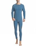Runhit Thermounterwäsche Herren Winter Funktionsunterwäsche Thermounterhose Herren Unterhosen Lang Funktionswäsche Skiunterwäsche Thermo Unterwäsche Männer Extra Warm XL