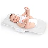 COSTWAY Babywaage Digtal, multifunktionale Kinderwaage bis 30kg Tragkraft, Säuglingswaage Stillwaage Tierwagge mit 4 Messmodi, gebogene Oberfläche, Tara-und Haltefunktion