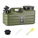 Wassertankspender – Tragbarer Wasserhahnbehälter | Camping-Getränkeaufbewahrung | Tragbares Trinkwasserspender-Behältersystem, Auslaufsicherer Kunststoff-Wasser-Getränke-Lagertank Für Wandern Und Camp