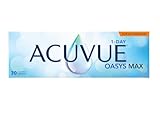 ACUVUE OASYS MAX 1-DAY FOR ASTIGMATISM – 30 Tageskontaktlinsen mit -1.50 dpt, Cyl -2.25, Ach 180 & BC 8.5