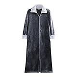 Hsternexy Bademantel Paar Set, Bademantel Damen Herren Warm Fleece Saunamantel Morgenmantel Sauna Bequem Robe Winter Leicht Bathrobe Weich Flauschig Hausmantel