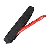 Lnfxkvva Schwarze Tragbare Blockflöte, Universaltasche für Saxophon, Wasserdichte Blockflötentasche, Instrumentenschutztasche (Ohne Blockflöte)