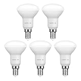 Lepro E14 LED Lampe, 4.9W 470 Lumen Glühbirne, entspricht 40W Glühlampe, 2700 Kelvin Warmweiß e14 led strahler, Reflektorlampe R50 120° Abstrahlwinkel Energiesparlampe, 5 Stück