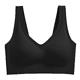 Plus Yoga Unterwäsche Dessous Damen Ohne Weste Sport BH Größe Strapsstrümpfe für Frauen Dessous, Schwarz , M