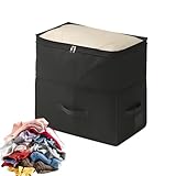Zasdvn Unterbettbox | Aufbewahrungsbox für Kleidung unter dem Bett – 600D Oxford-Stoff, faltbarer Organizer für Schlafzimmer, Wohnung, Reisen, Umzug, Schrank, Zuhause, Wohnheim Organisation