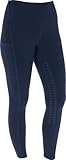 Covalliero Kinder Reitleggings Winter Riding Tight Grip Dark Navy H/W 2025, Größe:128/134