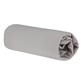 roba Spannbettlaken Lil Planet 40 x 90 – 45 x 90 - Baby Bettlaken für Stubenwagen und Wiegen - Bio Baumwolle - GOTS und Oeko-Tex Standard 100 - Grau